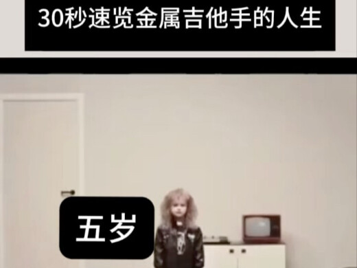 A 30-Second Overview of a Metal Guitarist's Life