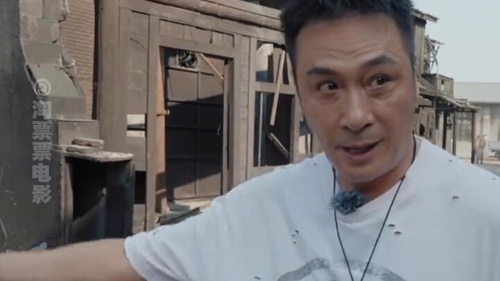 Empathy of a great actor: Francis Ng breaks down in tears during a rubble scene.