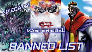 GROSSA BANNED LIST ANNUNCIATA! SPIEGATA! YU-GI-OH! MASTER DUEL!