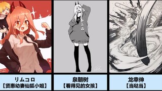 其他漫画家笔下的「电锯人」角色!!!