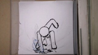 [Hand-flip painting] Melee vs Ranged