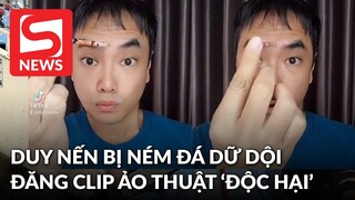 YouTuber Duy Nến bị 'ném đá' dữ dội khi đăng clip ảo thuật 'độc hại' có thể gây nguy hiểm cho trẻ em