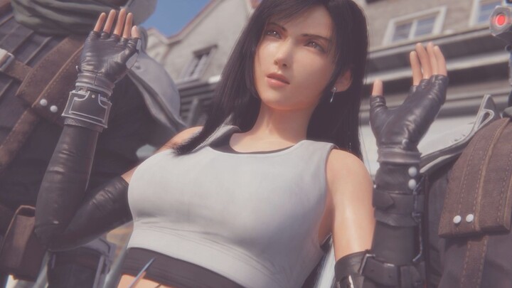 [3d area] Aunt Tifa presses