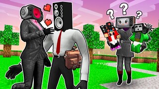 SPEAKER DAD CHEATED with SPEAKER WOMAN? JJ and MIKEY Family Sad Story in Minecraft! - Maizen