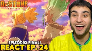 EPISÓDIO FINAL EMOCIONANTE! React Dr. Stone EP. 24