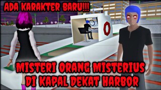 Misteri Karakter Baru Di Harbor || Ada Orang Misterius Di Pantai  - Sakura School Simulator