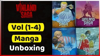 Vinland Saga Volume (1-4) || Unboxing & Review [HINDI]