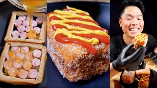 ASMR | Spam and Sausage Recipe | MUKBANG | COOKING