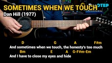 Sometimes When We Touch - Dan Hill (1978) Easy Guitar Chords Tutorial with Lyrics