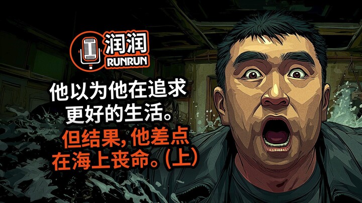 他以为他在追求更好的生活。但结果,他差点在海上丧命。(上)