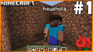 SHOREY MINECRAFT #1 - BUBUO NG BAHAY! w/ @Shola Hey