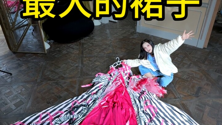 Wear the biggest dress! Hit the most expensive studio!