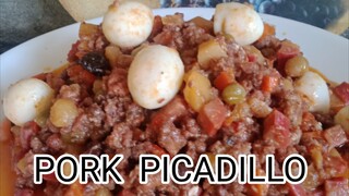 ibang level pala pag ganito PORK  PICADILLO ang gawin mo. #cooking #recipes #pilipinofood #yummy