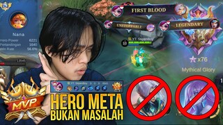 0 Mati + Legendary Walau Lawan Ling & Novaria di Mythical Glory!! Gameplay Top Global Nana