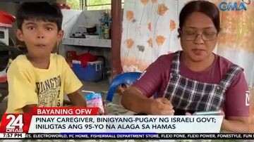 pinay caregiver, binigyan pugay ng Israel gov.