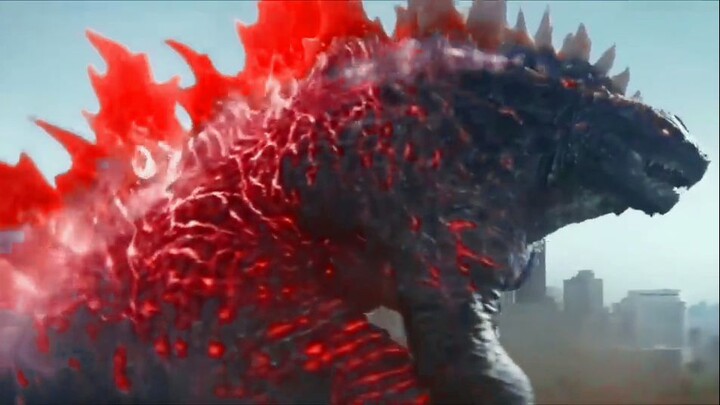 Evolved Godzilla 2024 But With Red Dorsal Fins - Godzilla X Kong The New Empire DesRed
