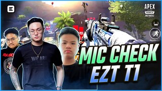 MIC CHECK SCRIM EZT T1 - APEX LEGENDS MOBILE