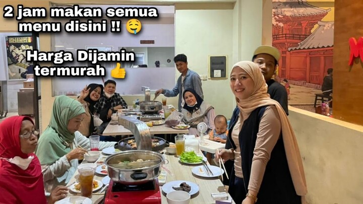 Murah!! 2 jam bebas ambil semua makanan disini 😱