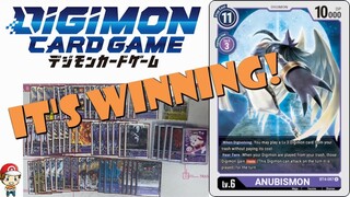 Anubismon is Starting to Win Digimon TCG Tournaments - I Am Delighted! (Winning Digimon Deck)