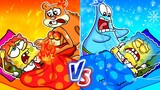 Hot Spongebob vs Cold Spongebob - Spongebob is so Sad with His Friends | SPONGEBOB (animation)