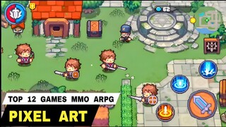 Top 12 Best graphic PIXEL-ART Games MMO Action RPG games for android iOS