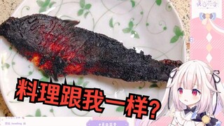 Japanese Lolita watched "Nine Turns of Large Intestine: This High-end Game" and her cooking skills m