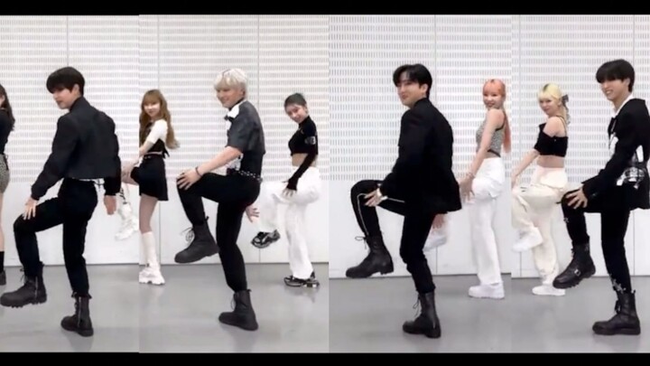 【Stray Kids】Long time no see girl group dance | Four members on screen together | Clap clap & Circus