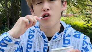 I ran into a college student selling blueberry milkshakes