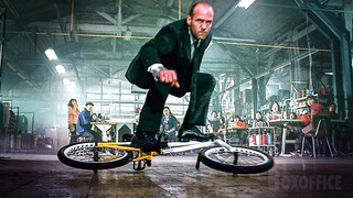 The Transporter beats an Audi with a BMX | Transporter 3 | CLIP