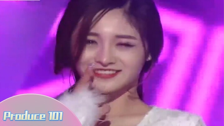 [Produce 101 S1] 1:1 Eyecontact  Zhou Jie Qiong - Sunmi  Full Moon  Position Eva