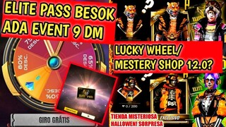 EP CUMA 9 DM‼BOCORAN EVENT TERBARU,LUCKY WHEEL,MYSTERY SHOP 12.0 FREE FIRE