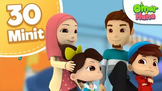 Omar & Hana | Kompilasi 30 Minit | Main Sama-sama & Lain-lain