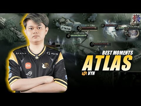 Best Moments Atlas RRQ Vyn Ketika Membawa RRQ Ke Final Upper Bracket | MSC 2022 Malaysia