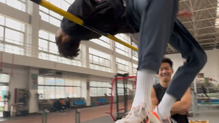 How did this girl fly over my head?