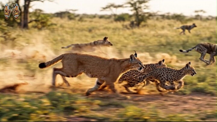 2 One Day in the Savannah Every Shadow Means Danger#NatureDocumentary #AIWildlif