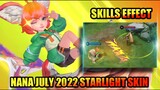 July 2022 Starlight Skin Nana Skills Effect & Entrance Animation | MLBB