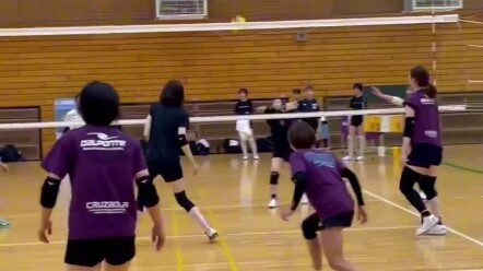 This libero’s pass is so steady!