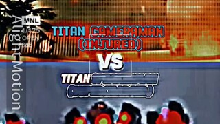 Titan Cameraman injured vs Titan Speakerman Supercharged