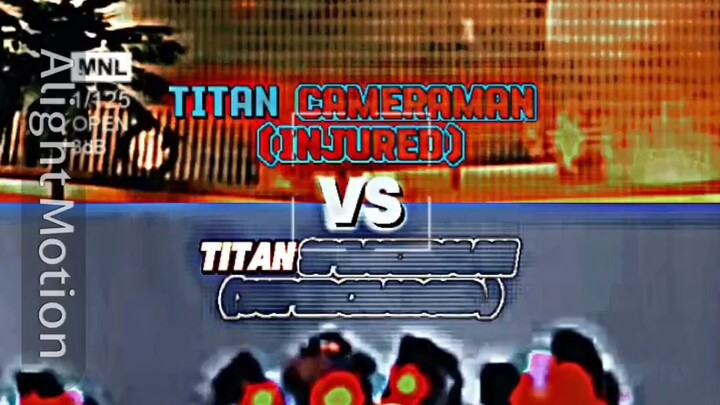 Titan Cameraman injured vs Titan Speakerman Supercharged