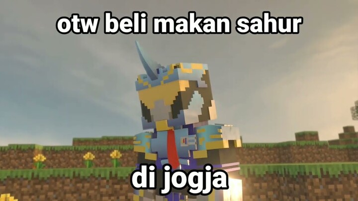Ketika mau beli makan sahur di Jogja bilek