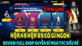 Review Full Shop Huyền Bí Mới Ra Mua Thẻ Vô Cực Hộp 49 Hộp 89 Có Gì Ngon || Free Fire