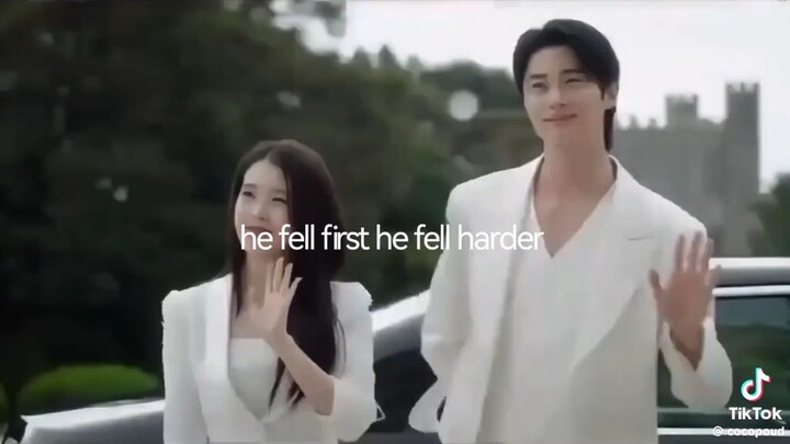 she fell too🥰🥰
