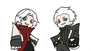 New Stocking with Garterbelt Angels X Devil May Cry Brothers Transformation