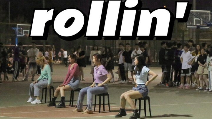 【rollin中场翻跳】快来围观北邮篮球赛惊艳全场的B-boyC位rollin！！