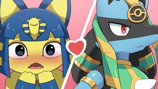 [Pokémon X Animal Crossing] Cleopatra và Lucario