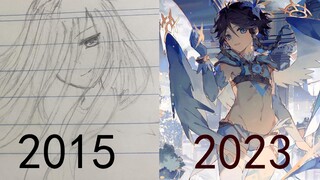 คนธรรมดาทั่วไปสามารถวาดอะไรได้บ้าง หลังจากเรียนรู้การวาดภาพด้วยตัวเองมาเป็นเวลา 9 ปี?