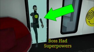 Boss Has Superpowers In Secretary Room On Smiling X Corp