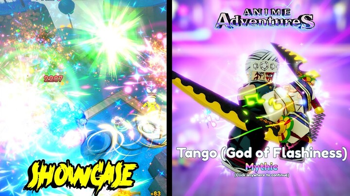 LVL 100 TANGO [GOD OF FLASHINESS] (SPECIAL BANNER) SHOWCASE - ANIME ADVENTURES