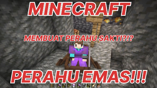 MINECRAFT - APA JADINYA KALO BIKIN KAPAL MENGGUNAKAN EMAS YA GAES?!?! MARI KITA COBA!!!