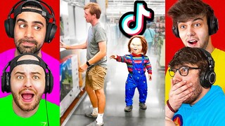 TRY NOT TO LAUGH at SPOOKY TikToks!!